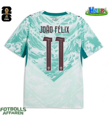 Portugal Joao Felix #11 Bortatröja VM 2026 Kortärmad
